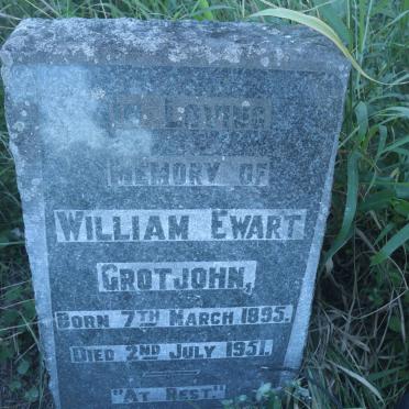 GROTJOHN William Ewart 1895-1951