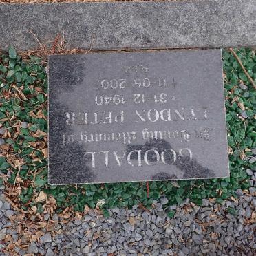 GOODALL Lyndon Peter 1940-2007