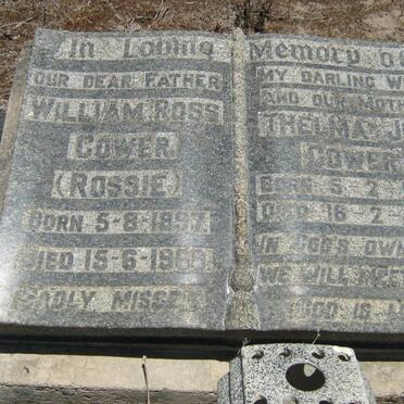 GOWER William Ross 1897-1968 &amp; Thelma Joy 1904-1955
