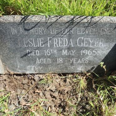 GEYER Leslie Freda -1965