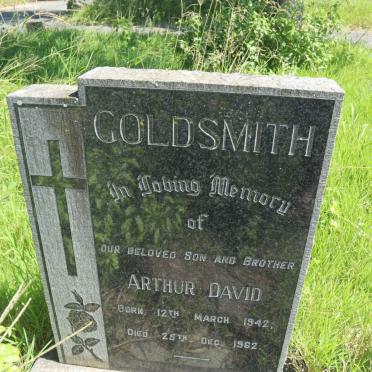 GOLDSMITH Arthur David 1942-1962