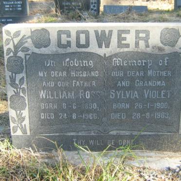 GOWER William Ross 1890-1966 &amp; Sylvia Violet 1900-1983