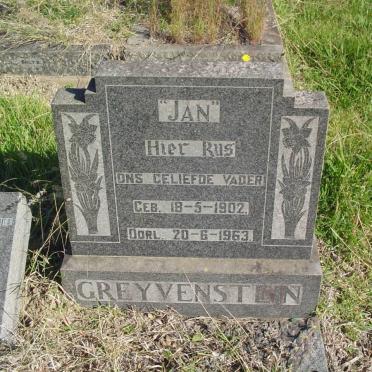 GREYVENSTEIN Jan 1902-1963 