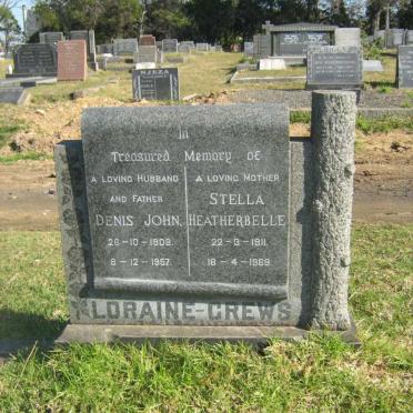 GREWS Denis John, Loraine 1908-1957 &amp; Stella Heatherbelle 1911-1969