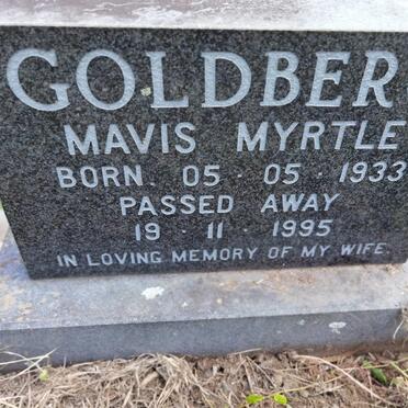 GOLDBERG Mavis Myrtle 1933-1995
