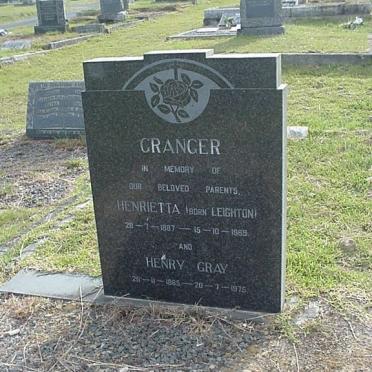 GRANGER Henry Gray 1885-1975 &amp; Henrietta LEIGHTON 1887-1969