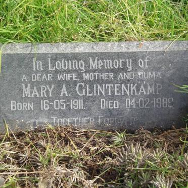 GLINTENKAMP Mary A. 1911-1989