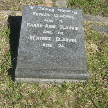 GLADWIN Edward &amp; Sarah Anne :: GLADWIN Beatrice