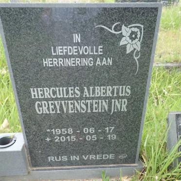 GREYVENSTEIN Hercules Albertus 1958-2015