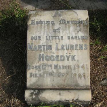 HOGEDYK Martin Laurens 1941-1945