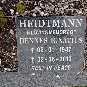 HEIDTMANN Dennes Ignatius 1947-2010