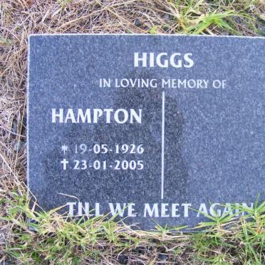 HIGGS Hampton 1926-2005