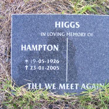 HIGGS Hampton 1926-2005