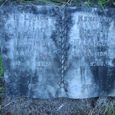 HARRISON Sydney -1950 &amp; Lilian -1965