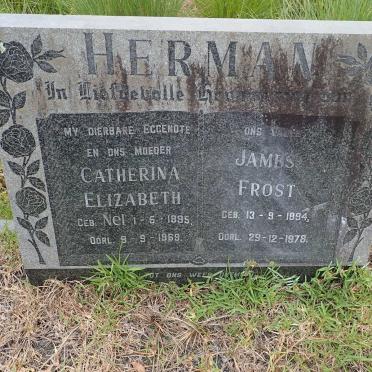 HERMAN James Frost 1894-1978 &amp; Catherina Elizabeth 1895-1969