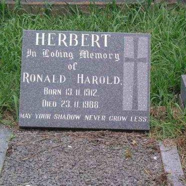 HERBERT Ronald Harold 1912-1988