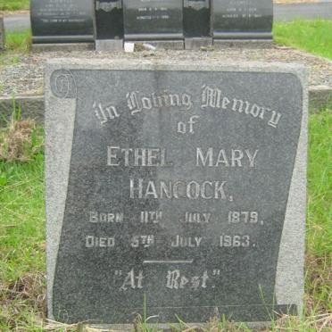 HANCOCK Ethel Mary 1879-1963