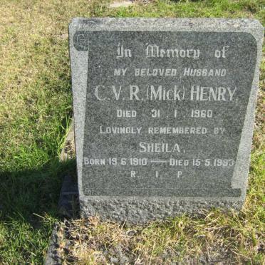 HENRY C.V.R. -1960 &amp; Sheila 1910-1993