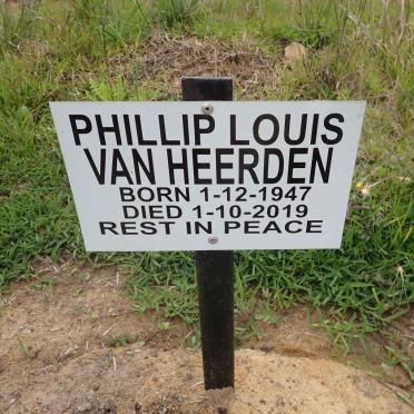 HEERDEN Phillip Louis, van 1947-2019