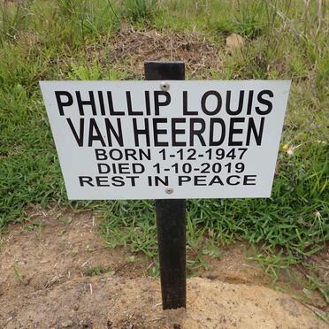 HEERDEN Phillip Louis, van 1947-2019