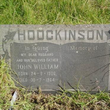 HODGKINSON John William 1906-1964