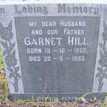 HILL Garnet 1903-1963
