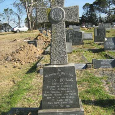 HOFMAN Jules 1887-1961 &amp; Florence Anne BRITTAIN 1894-1971