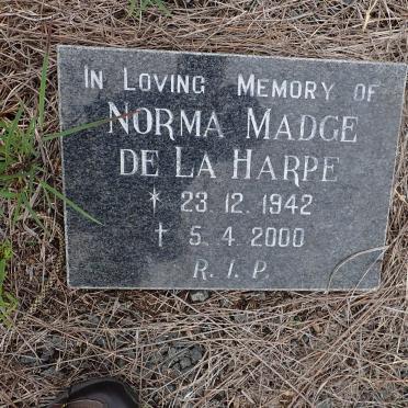 HARPE Norma Madge, de la 1942-2000