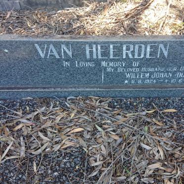 HEERDEN Willem Johan, van 1924-1984