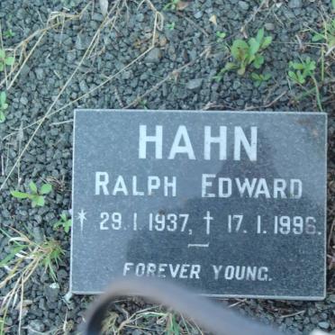 HAHN Ralph Edward 1937-1996
