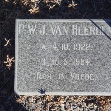 HEERDEN P.W.J., van 1922-1984