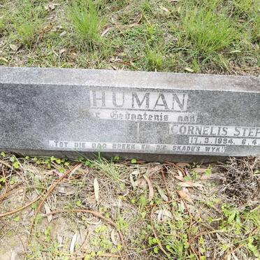 HUMAN Cornelis Stephanus 1894-1961