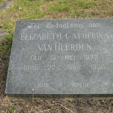 HEERDEN Elizabeth Catherina, van 1878-1930
