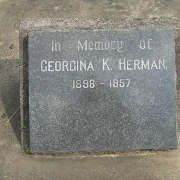 HERMAN Georgina K. 1896-1957