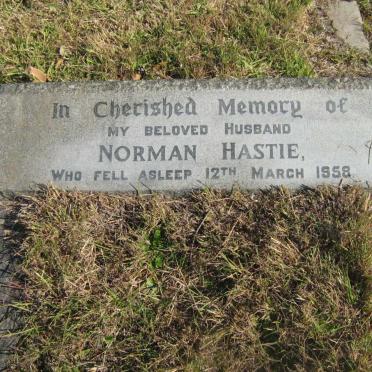 HASTIE Norman -1958
