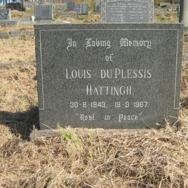 HATTINGH Louis du Plessis 1943-1967