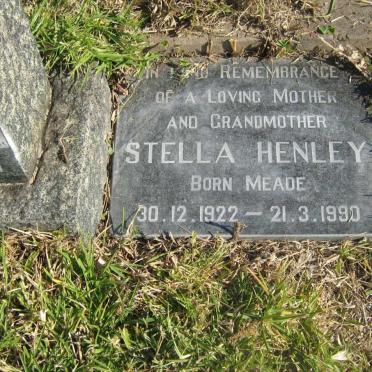 HENLEY Stella nee MEADE 1922-1990