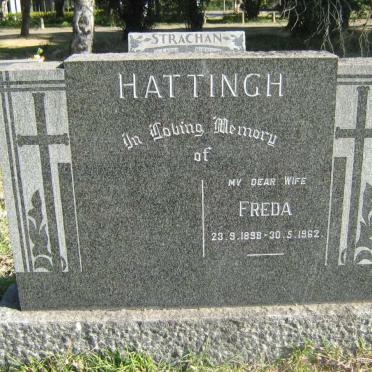 HATTINGH Freda 1898-1962