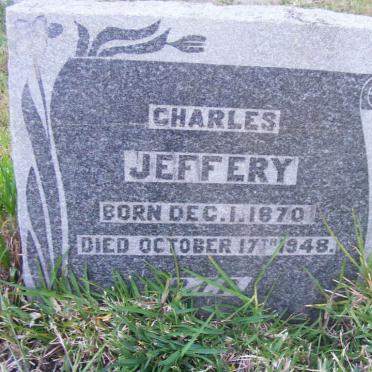 JEFFERY Charles 1870-1948