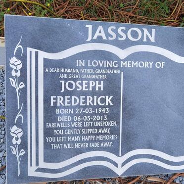 JASSON Joseph Frederick 1943-2013