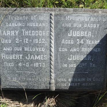 JUBBER Harry Theodore -1952 :: JUBBER Robert James -1973
