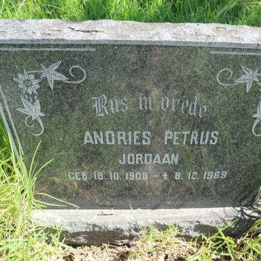 JORDAAN Andries Petrus 1908-1969