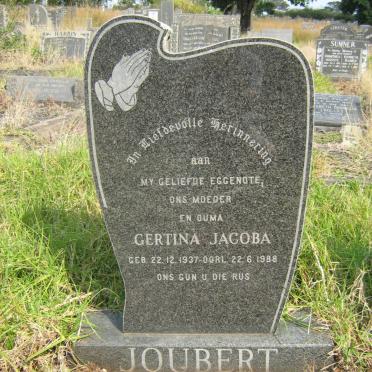 JOUBERT Gertina Jacoba 1937-1988