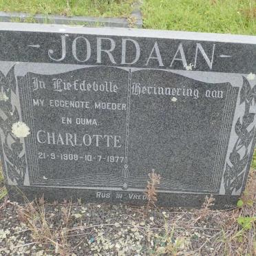 JORDAAN Charlotte 1908-1977
