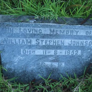 JOHNSON William Stephen -1952