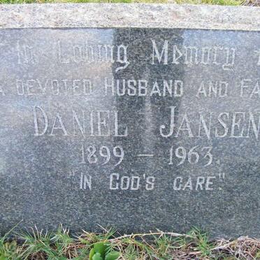 JANSEN Daniel 1899-1963