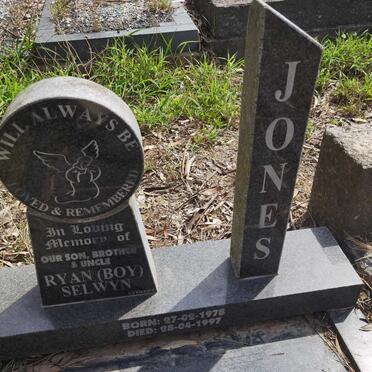 JONES Ryan Selwyn 1978-1997
