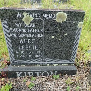 KIRTON Alec Leslie 1939-1982