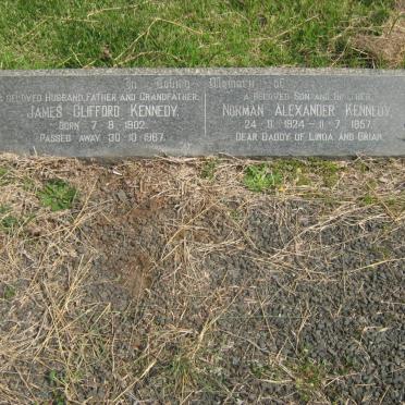 KENNEDY James Clifford 1902-1967 :: KENNEDY Norman Alexander 1924-1957