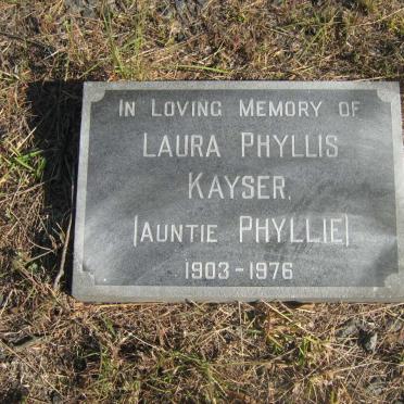 KAYSER Laura Phyllis 1903-1976